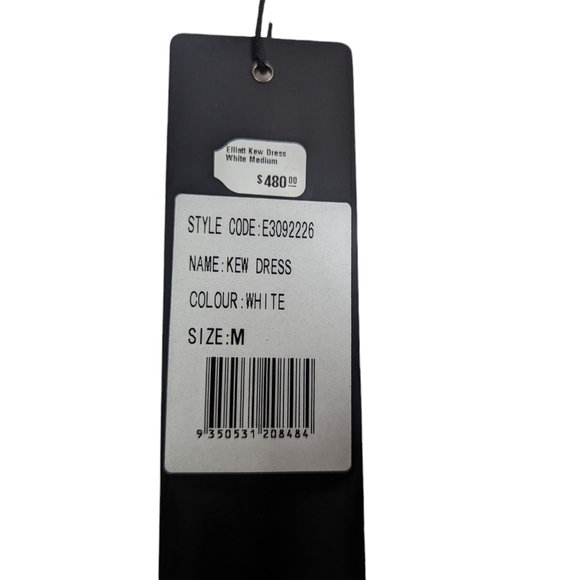 NWT Elliatt Kew White Lace Embroidered Button Down Long Sleeve Dress Size M - Picture 7 of 10